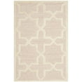 thumbnail image 2 of SAFAVIEH Cambridge Liz Geometric Wool Area Rug, Light Pink/Ivory, 8' x 8' Square, 2 of 10
