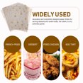 thumbnail image 3 of 100 Sheets Vintage Packaging Papers Food Decor Oil-proof Paper Snack Mat Paper, 3 of 7