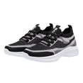 thumbnail image 2 of RotHome Platform Sneakers for Women Mesh Breathable Chunky Casual Athletic Shoes Gym Workout Walking Tennis Sneakers Womens Black Thick Sole, 2 of 7