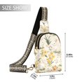thumbnail image 2 of FORMRS Womens Crossbody Sling Bag Travel Daypack Shoulder Chest Backpack, White Rabbits, 2 of 7