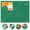Green, variant on Self Healing Cutting Mat 18"x24", A2, Rotary Fabric Cutting Mat for Sewing, Quilting, Crafts & DIY, Double Sided Green