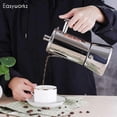 thumbnail image 5 of Diego Plaque à Espresso, Cafetière Italienne en Acier Inoxydable, Cafetière Moka, Compatible Induction, 5 of 5