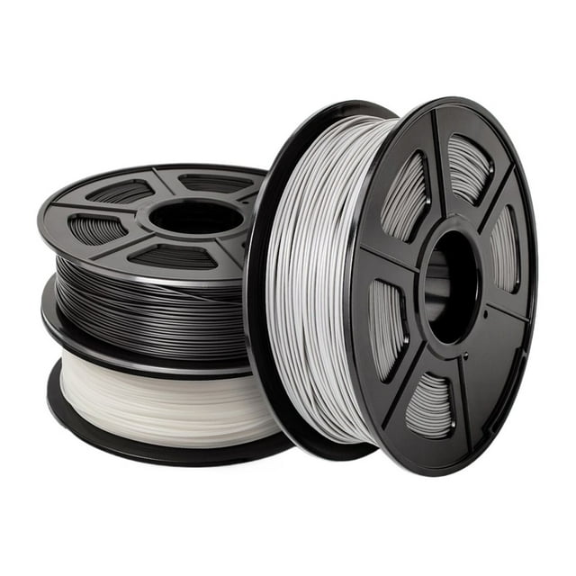 3 Rouleaux PLA Filament 3D 1KG 1.75mm +/-0.02MM, Filament d'Impression 3D Filament Enroulé sous Vide, Facile à Utiliser