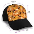thumbnail image 2 of Naloa Skulls Adult adjustable Print Baseball Hat, Patchwork curved brim baseball capfor Men and Women, One Size, 2 of 5