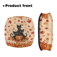 thumbnail image 2 of HELLHERO Black Cat Pumpkin Backrest Covers Walker Covers for Elder Dust Proof Stretchable Material for Moisture Wicking, 2 of 7