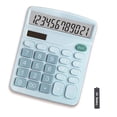 thumbnail image 1 of Calculadora NICOLEKAY de 12 Dígitos con Pantalla LCD Grande y Energía Solar, 1 of 4