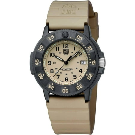 Luminox XS.3010.EVO.S Men's Navy SEAL Quartz Beige Dial Strap Watch