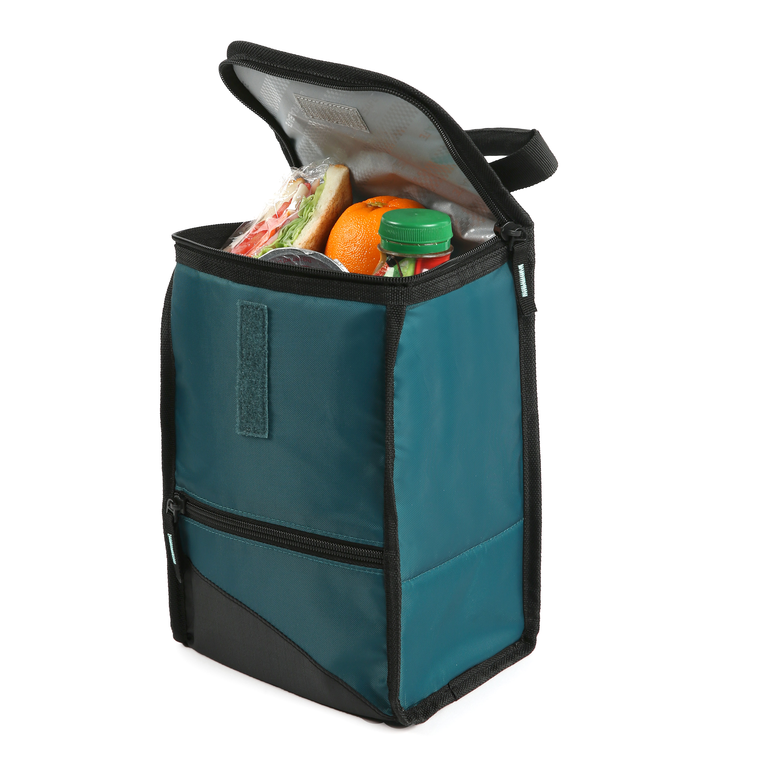Artic Zone Reuseable Hi-Top Power Pack Polyester Insulated Lunch Bag Emerald/Mint - image 5 of 9