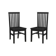 Linon? Percival Side Chair Set Of 2 Black Kd