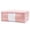 Pink, variant on Foldable Storage Bag Clothes Blanket Quilt Closet Sweater Organizer Box Pouches