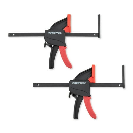 UPC: 0843441104520 | POWERTEC 71423 Track saw Bar Clamps  8-3/4 Inch – 2 Pack