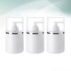 thumbnail image 2 of EeaseMX 3 botellas vacías con bomba, dispensadoras de cosméticos, de emulsión, de champú y loción (blancas, 250 ml), 2 of 8