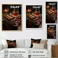 thumbnail image 4 of Designart "Expressing The Essence Of Cuban Cigars" Cuba Floater Framed Canvas Wall Art, 4 of 5