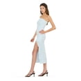 thumbnail image 5 of Forever 21 Women’s Strapless Lace Maxi Dress with Ruffle Side Slit, Fitted Bodice and Elegant Evening Silhouette for Parties and Special Occasions, XS-XL, 5 of 6