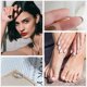 thumbnail image 3 of Baicccf 12 anillos ajustables para nudillos para mujer, paquete de anillos apilables de oro simple de 14 quilates, anillo de pulgar delicado con forma de estrella y luna con nudo abierto, li, 3 of 5