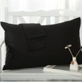 thumbnail image 3 of Bangcool Set of 2 Soft Cotton Solid Color Pillowcases Pillow Cover for Home Bedroom Hotel Travel, Standard Size, 3 of 3