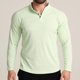 thumbnail image 4 of pstuiky Camisas para hombre de manga larga, Camisa deportiva de entrenamiento fácil para hombre, elástica, de color liso, con cuello en V y manga larga tops de invierno para hombre xl, 4 of 7