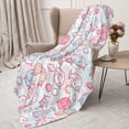 thumbnail image 3 of Sikiie Cute Sheep Cozy Flannel Fleece Throw Blanket: Lightweight & Thick for All Seasons - Perfect for Women, Men, & Kids"60"x50", 3 of 6