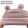 thumbnail image 4 of Uds. Conjunto de bufanda y sombrero de invierno para bebé, bufanda Unisex para niños pequeños, 4 of 8