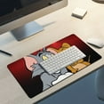 thumbnail image 4 of Tom And Jerry Desk Mat, Large Mouse Pad Extended Gaming Mouse Pad Mat with Non-Slip Base Stitched Edges Mousepad for Computer, Office, Keyboard And Laptop, 4 of 7