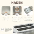 thumbnail image 4 of Haden Heritage 2 Slice Wide Toaster & Electric Water Kettle, Steel & Copper, 4 of 13