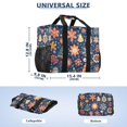 thumbnail image 2 of FORMRS Tote Bag for Women Large Capacity Canvas Travel Foldable Carry On Shopping Handbag, Christmas Splendor, 2 of 8