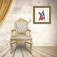 thumbnail image 3 of Pinto, Patricia 26x26 Gold Ornate Wood Framed with Double Matting Museum Art Print Titled - Holiday Dog II, 3 of 4