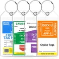 thumbnail image 1 of Soporte para etiquetas de equipaje de crucero GOSGOONE para Carnival, NCL, Princess, 1 of 7