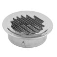 thumbnail image 2 of Ventilation Grille 80mm/100mm/120mm/160mm Stainless Steel Round Louver Air Vent Air Outlet Insects Protection, 2 of 11