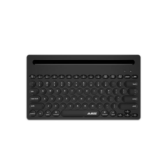 Labymos Ajazz 320i Wireless Keyboard 2.4GHz Wireless BT Dual-mode Keyboard Ergonomic Keyboard 79 Keys Keyboard with Bracket Black