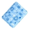 thumbnail image 4 of Esterilla refrescante para mascotas, impermeable, suave, resistente a arañazos, segura, gruesa, para gatos y perros, para verano, color azul copo de nieve M, 4 of 12