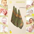 thumbnail image 3 of SKYSONIC 3 PCS Cute Squirrel Baby Muslin Washcloths, Autumn Forest Face Towel Burp Cloths Ultra Soft Absorbent Cotton Bath Wipes Towels for Newborn Boys Girls, 3 of 7