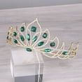 thumbnail image 2 of Luxury Women Faux Crystal Rhinestone Crown Tiara Wedding Headband Hair Accessory, 2 of 6