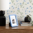 thumbnail image 2 of DesignOvation 4x6 Matted for 2.1x3.3 Rounded Blue Decorative Tabletop Picture Frame, 2 of 10
