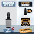 thumbnail image 7 of Super Glue XXL Value Size (1.76oz) All Purpose Liquid Adhesive for Plastic – Bonds Wood, Metal, Rubber, Ceramic & Leather – Industrial Strength Bonding, 7 of 7
