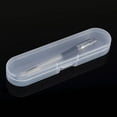 thumbnail image 2 of Biplut Plastic Clear Transparent Long Storage Box with Lid Collection Container Case, 2 of 9