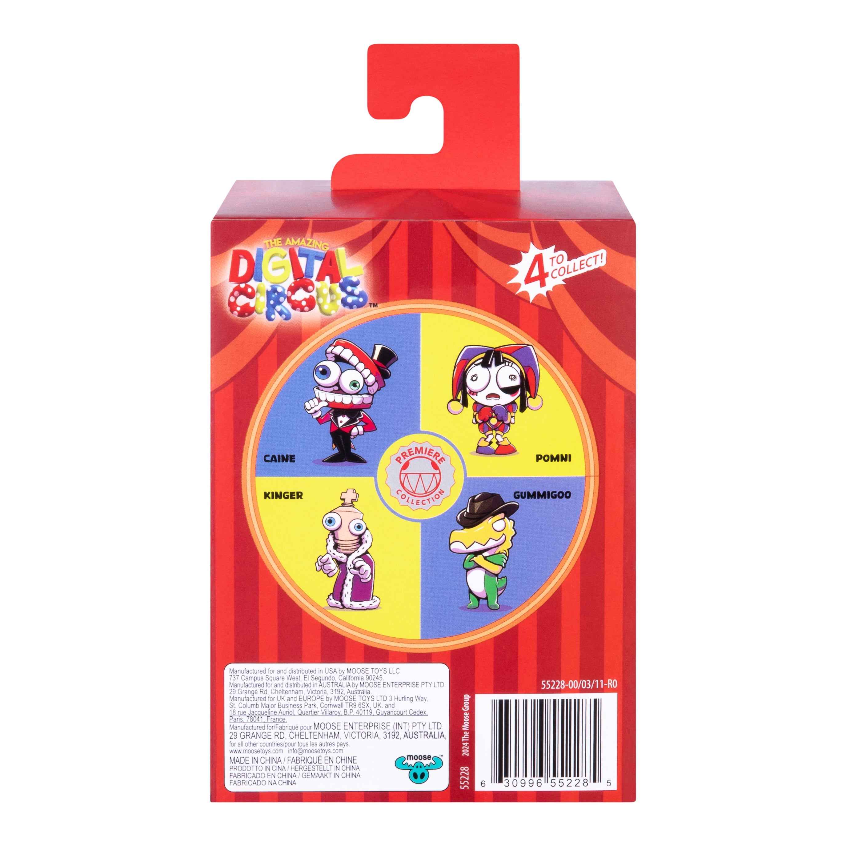 Amazing Digital Circus Gummigoo Vinyl Figure, 4" Collectible and Collector Card , Ages 4+