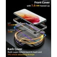 thumbnail image 3 of CaseBorne R Series Case for Samsung Galaxy S22 5G Aluminum Frame Clear Backplate - Iridescent, 3 of 6