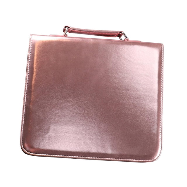 Estuche para tijeras, funda para herramientas de salón, de piel sintética, resistente, para peluqueros, estilistas, multifuncional, para herramientas rosa