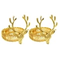 thumbnail image 2 of 2 uds. Hebillas de cortina de ciervos navideños, alzapaños de cortina navideña de Metal, decoraciones para cortinas, 2 of 6