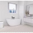 thumbnail image 2 of Kingston Brass VTRS632927 63-Inch Acrylic Oval Single Slipper Freestanding Tub with Drain in Glossy White, 2 of 6