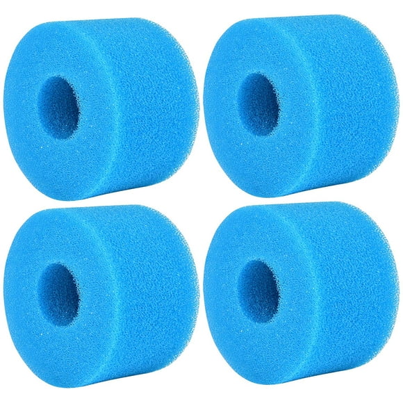 4 Pieces Type Filter Sponge, Foam Filter Cartridge, Swimming Pool Filter Foam,