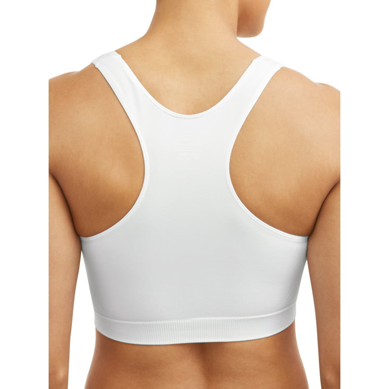 Athletic Works Womens Seamless Sports Bra, 2-Pack