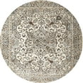 thumbnail image 1 of Ahgly Company Machine Washable Indoor Round Traditional Army Brown Area Rugs, 3' Round, 1 of 7