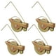 thumbnail image 3 of BRIGHTFUFU 4 rodillos de metal liso para puertas corredizas con mosquitera, para diversas ventanas, accesorios de ferretería para el hogar y reemplazo de mosquiteras., 3 of 8