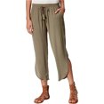 thumbnail image 1 of American Rag Pantalones casuales con dobladillo en forma de lágrima para mujer, verde, extragrande, 1 of 1