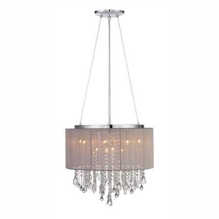 

Avenue Lighting HF1502-TP Beverly Drive 12 Light 20 inch Taupe Silk String Chandelier Ceiling Light Convertible to Flush Mount