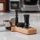 thumbnail image 4 of Coffee Tamping Station Wood Portafilter Holder Tamper Stand Distributor Organizer Coffee Tool 51MM 54MM 58MM Espresso Goods, 4 of 11