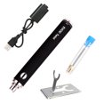 thumbnail image 1 of Soldador de batería de 5V Wmkox8yii recargable portátil inalámbrico interfaz 510 cabeza de soldador Herramienta de reparación, 1 of 1