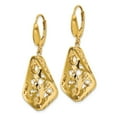 thumbnail image 2 of Leslie's Real 14kt Yellow Gold Polished Hollow Fancy Leverback Earrings; for Adults and Teens; for Women and Men, 2 of 3
